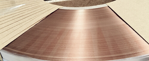 การจัดส่งใหม่สำหรับแถบทองแดงทองแดง CuSn6