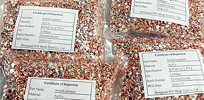 การส่งมอบที่เสถียรสำหรับหมุดเงิน AgCu Bimetal